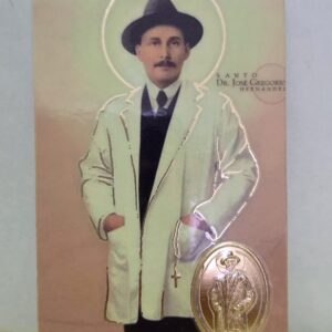 Estampita Medalla San Jose Gregorio