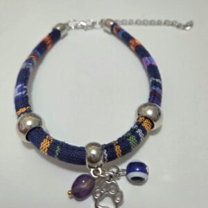 Collar Amuleto Mascota -Azul