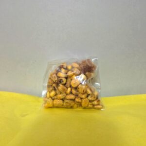 jutia maiz tostado pescado ahumado