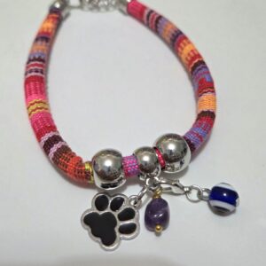 Collar Amuleto para Mascotas -Rosa