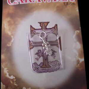 Plata-Cruz de Caravaca (1.9cm)- Plata de Ley 925