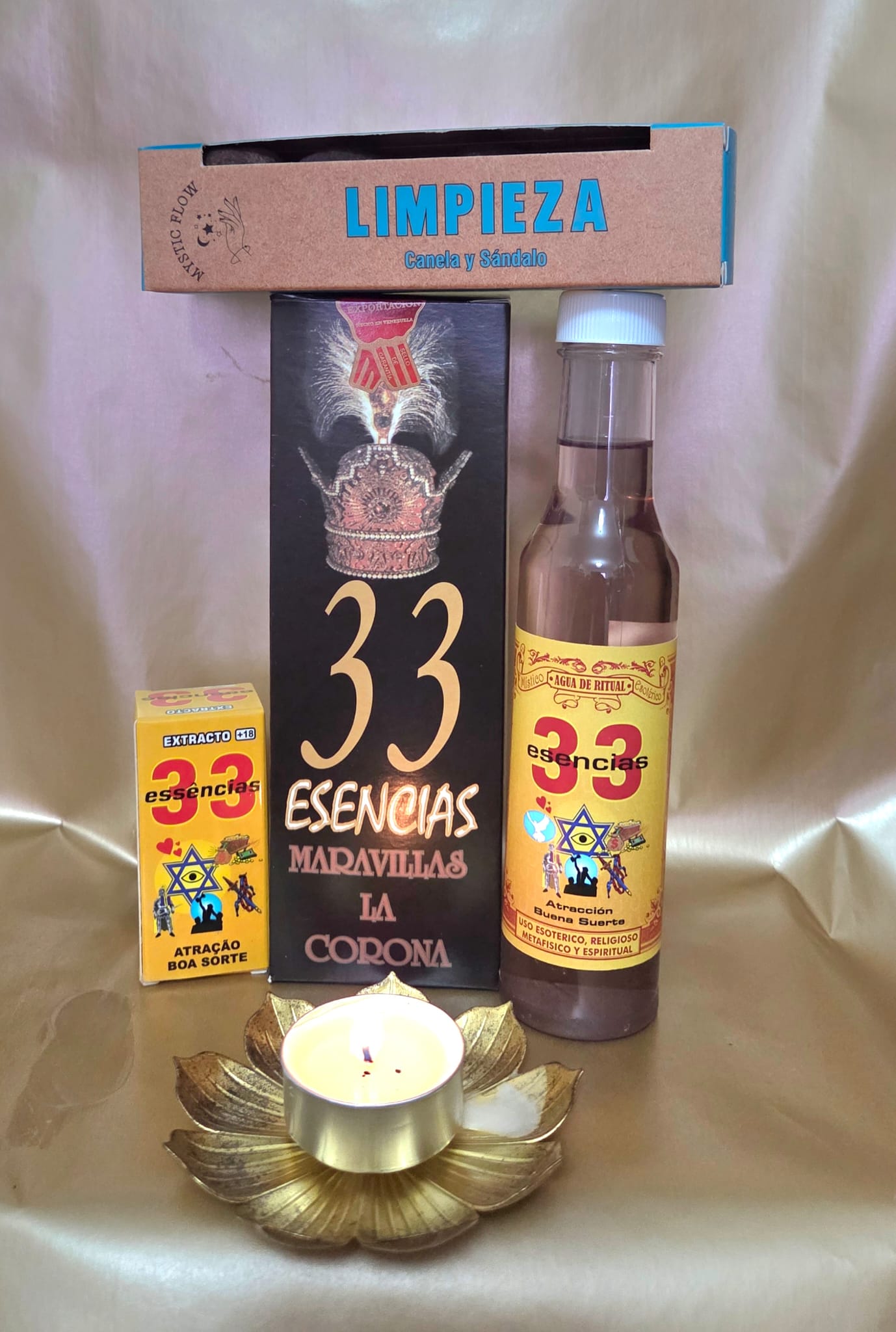 ab kit 33 esencias limpieza