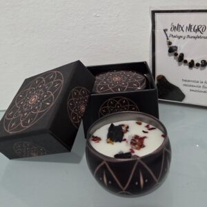 kit vela & pulsera/collar Jazmín Turmalina